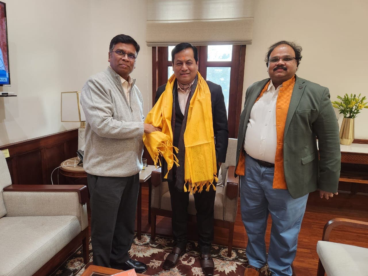 Representation to Shri Sarbananda Sonowal Ji Hon'ble Central Minister for Ports, Shipping, and Waterways